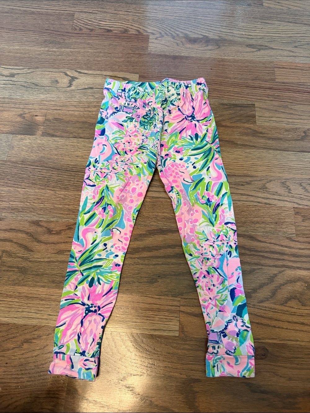 Lilly Pulitzer Pink Tropical Floral Leggings